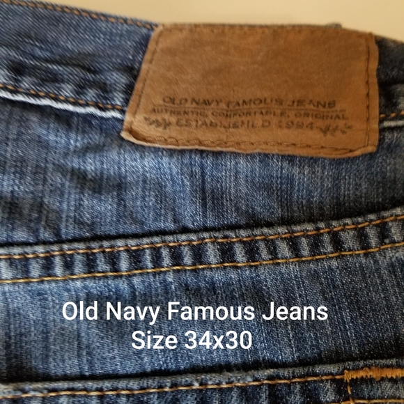 Jeans Distressed Old Navy Mens Jeans Size 34x3 Poshmark